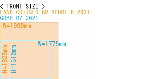 #LAND CRUISER GR SPORT D 2021- + GR86 RZ 2021-